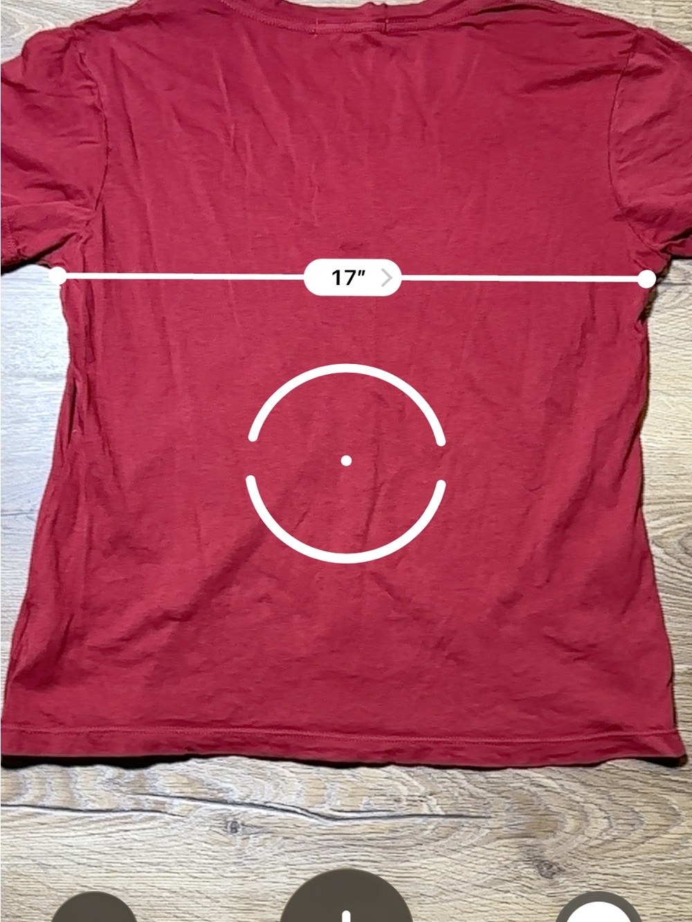 perfectwhitetee 100% Cotton Red V-Neck Short Sleeve Tee Small - Picture 5 of 7